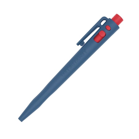Metal Detectable Retract Pen, Blue, Cryo, PK50