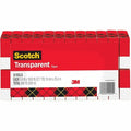 Transparent Tape, 3/4x1000in., Clear, PK24