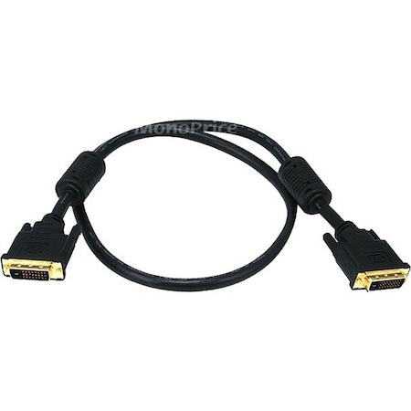 Computer Cord, DVI-D DualLink M to M, 3ft