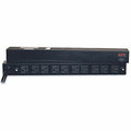 Power Strip, Surge, 5-20R, L5-30P, 12 ft., Black