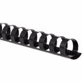 Binding Spine, Black, Plastic, PK100