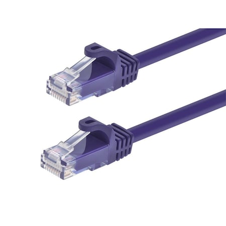 Patch Cord, Cat 6, Flexboot, Purple, 10 ft.