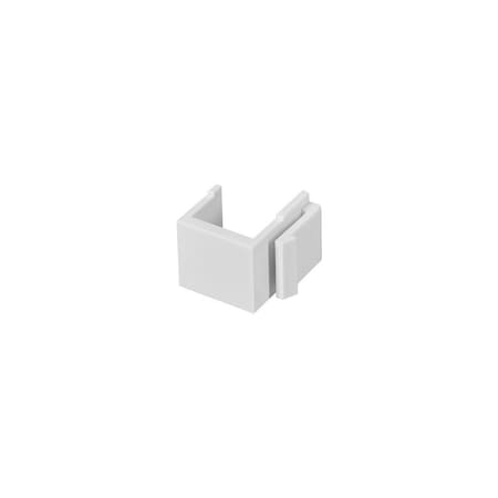 WallPlate Blank Insert, White, PK10