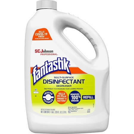 Disinfectant Degreaser, Bottle, Unscented, 4 PK