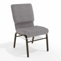 Gray Fabric Church Chair, PK4