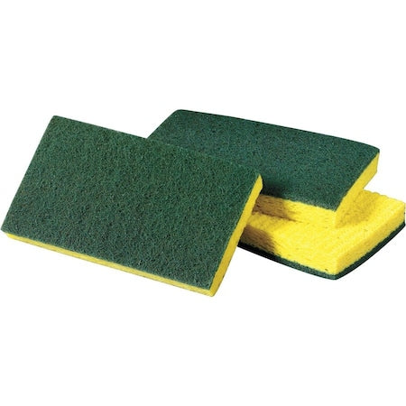 Scrubber Sponge, 6" L, 3-5/8" W, PK20