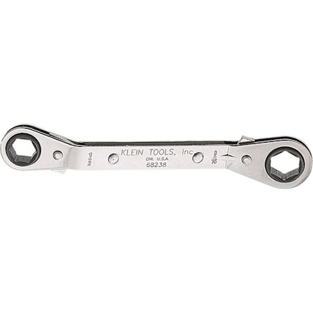 Reversible Ratcheting Box Wrench, 1/2 x 9/16-Inch