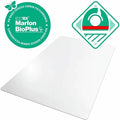 Ecotex BioPlus Eco Friendly Carbon Neutral Polycarbonate Chair Mat for Hard Floors - 35" x 47"