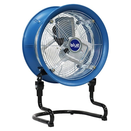 Industrial Fan, Floor Mount, 14 in Blade Dia, 115V, 2,600 cfm, Non-Oscillating