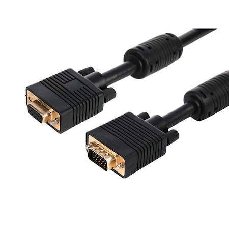 ComputerVideoCableExtension, Black, 3ft L
