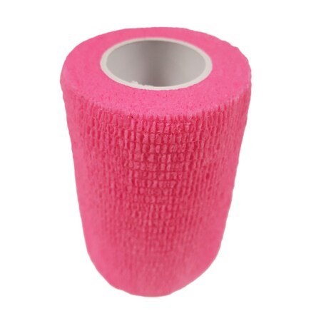 Self-Adhesive Bandage, 3" x 5yds, Bright Pink