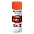 Spray Paint, OSHA Safety Orange, Gloss, Solvent, 12 oz