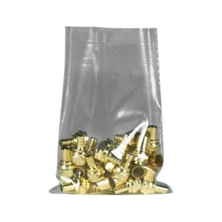 Open-Ended Bag, 2 mil, Clear, Twist Tie, 1000 PK