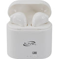 BT TRULY WIRE-FREE EARBUDS WHITE BUILT-IN MICROPHONE