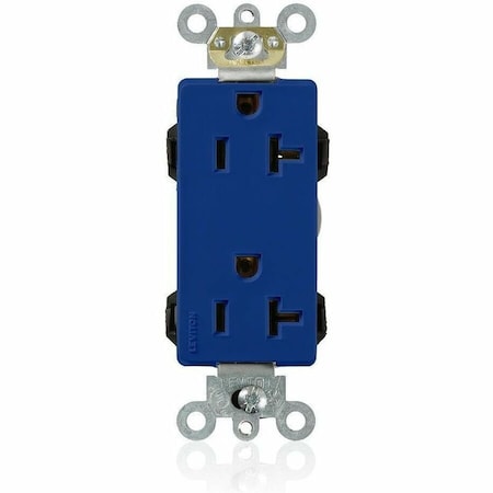 Straight Blade Receptacle, 5-20R, 20 A, 125V AC, Flush Mount, Self-Grounded