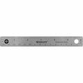 Ruler, 6 Inch, Stainless Steel