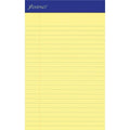 8"X5" Canary Perforated Legal Pad, Pk12