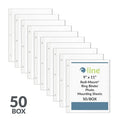 11" x 9" Redi-Mount Ring Binder Photo Mounting Sheets, 50/BX