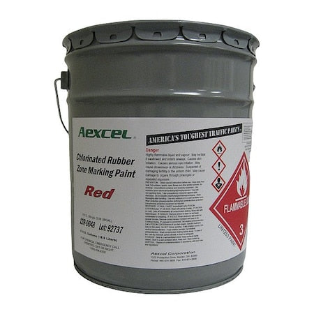 Striping and Marking Paint, Reds, 5 gal