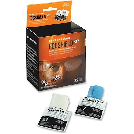 Lens Cleaning Wipes, Individually Wrapped, Anti-Fog, Anti-Static, Silicone, 25 Tissues