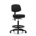 Bench Stool, Hi, Fab, Bk, Tilt, BF, Cast, Blk