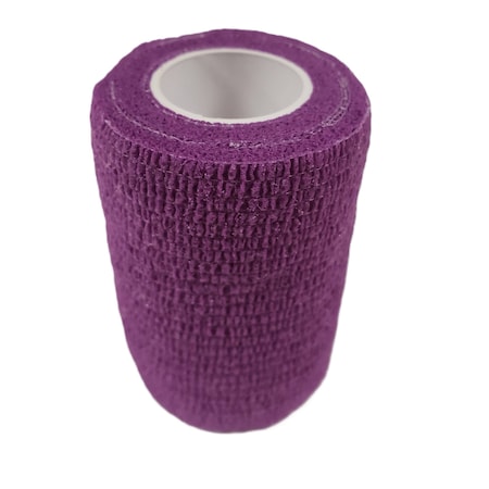 Self-Adhesive Bandage, 3" x 5yds (10-Pack), Purple
