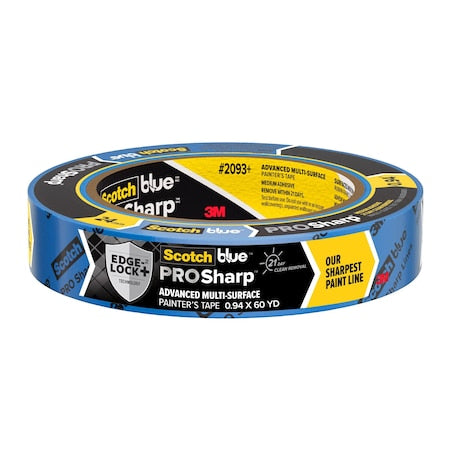 Painter'sTape, CrepePaper, Blue, 60ydL, 1inW