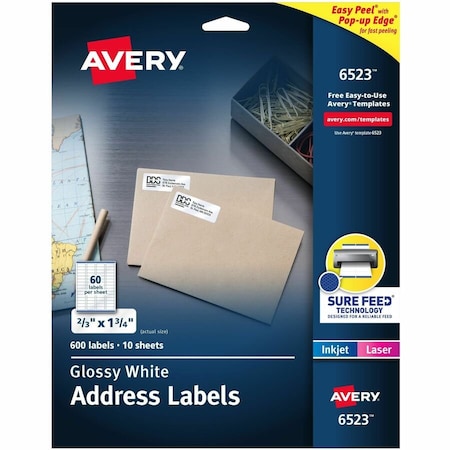 Address Labels, Sure Feed Techno, PK600