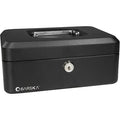 CashBox,Black,Steel,3-1/2inH,8inW