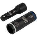 Penta/Hex Flip Socket with Adapter, Steel