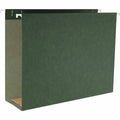 Hanging File Folder, Green, PK25
