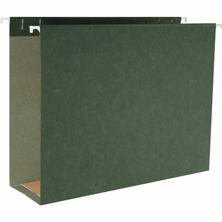 Hanging File Folder, Green, PK25