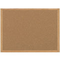 MasterVision Earth Series Self-Healing Cork Bulletin Board, Wall Mount, 36x48", Wood Frame