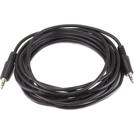 Audio Cable, 3.5mm, M/M, 12 Ft