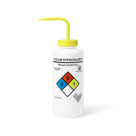 Wash Bottle, Plastic, Colorless, PK4