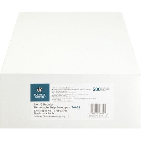 Business Envelope, 9 1/2"W, 4 1/8"H, PK500