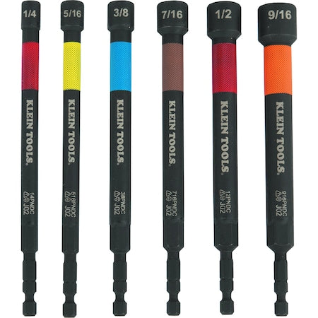 Nutsetter, L:6 5/16", Socket:1/4"-9/16"