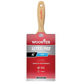 4" Wall Firm, Nylon/Polyester Bristle, Paint Brush, Wood Handle