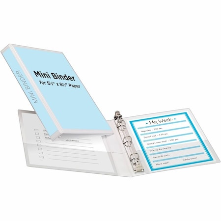 Mini Durable View 3 Ring Binder, 0.5 in R