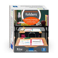 8-1/2" x 11" Blue Classroom Connector School-to-Home Folders, 25/BX