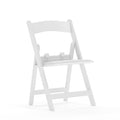 Kids Resin Folding Chair, White