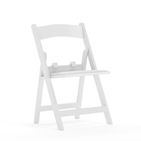 Kids Resin Folding Chair, White