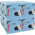 Oil, Grease & Ink Cloths, Quarterfold, Lint-Free, Blue, 66 Sheets/Pack, 8 Packs/Case