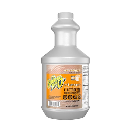 64oz Zero Orange Clear Liquid Concentrate