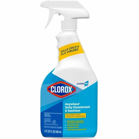 Sanitizing Spray, 32 oz. Trigger Spray Bottle, Unscented, 12 PK