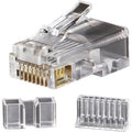 Modular Data Plugs RJ45 CAT6, 25-Pack