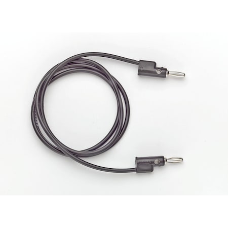 Test Leads, Black, 5000 V, 18 AWG, 8 in