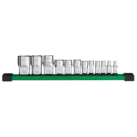 Dr E-Torx 12pc 1/4 In., 3/8 In., 1/2 In.