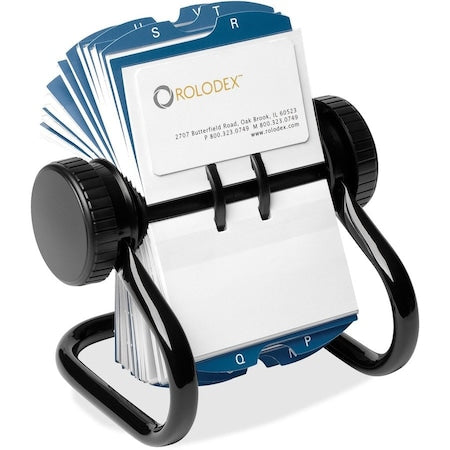 Rotary Card File, 200 Ct, Metal