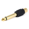 1/4Inch M Plug to RCA Jack Adapter